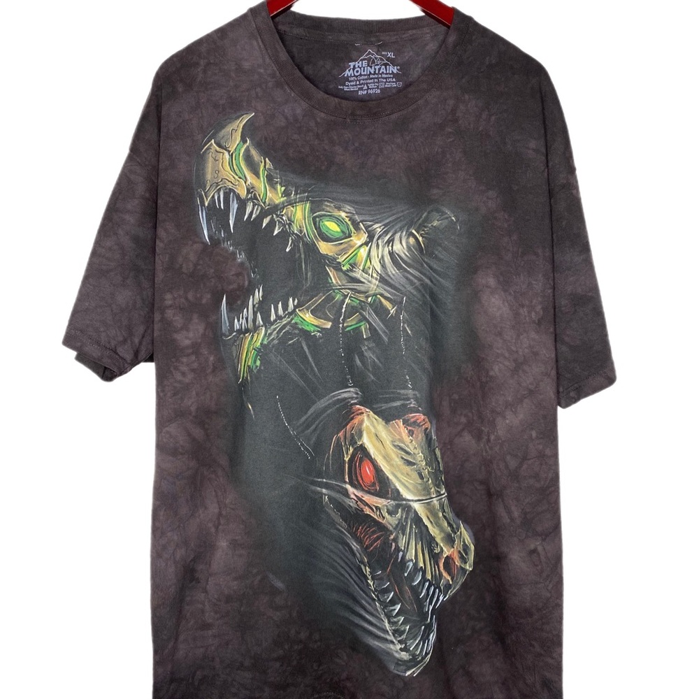 XL Zombie Dinosaur The Mountain Tee AOP brand new